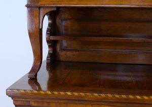 Louis Philippe style reproduction of a sideboard with solid cherry top